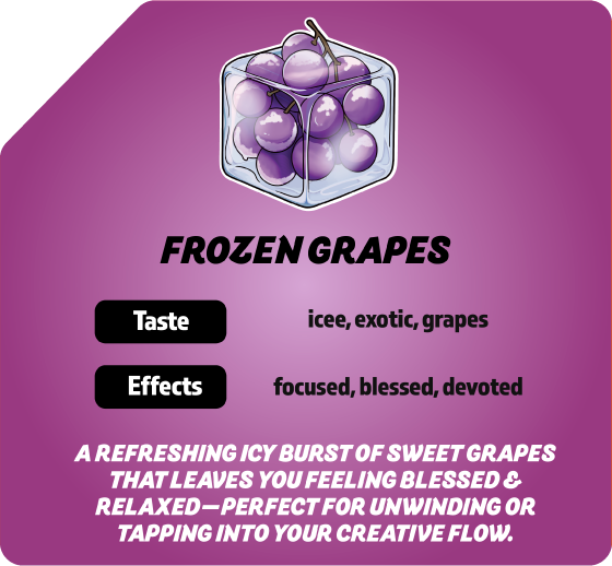 Besos Frozen Grapes Besos Frozen Grapes